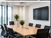 Équipe ECOTECH PRO présentant une prestation de nettoyage sur mesure en salle de réunion